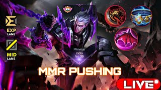 Pushing Rank To Immortal mlbb live [upl. by Aimil]