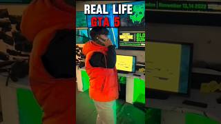 Techno Gamerz Play GTA 5 🤯 In Real Life shorts technogamerz gta5 [upl. by Ynohtn856]