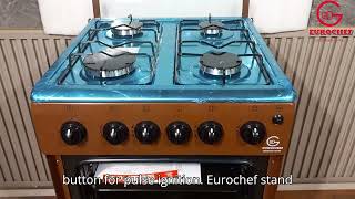 The Eurochef EGT554GGBrown Cooker With Gas Oven [upl. by Blancha862]