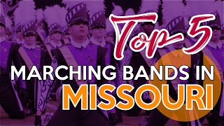 Top 5 High School Marching Bands in Missouri  2021 [upl. by Ader252]