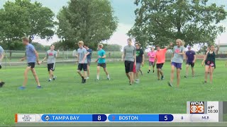 Monticello cross country holds first official practice [upl. by Silden189]