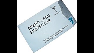 RFID credit card protective sleeves do they work Lets find out [upl. by Temp590]