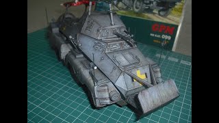 Sd Kfz 232  GPM  model kartonowy paper model [upl. by Julienne]