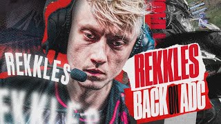 T1 REKKLES PLAYS ADC AGAINST DRX ACADEMY  CAEDREL [upl. by Genia]