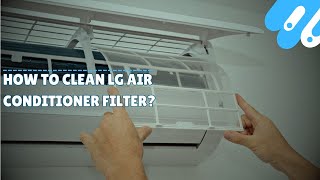 How to clean lg air conditioner filter [upl. by Anytsyrk]