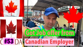 Received Canadian 🇨🇦 job offer letter AIP Direct Canadian 🇨🇦 PR from Nepal Full family PR Program [upl. by Engle]