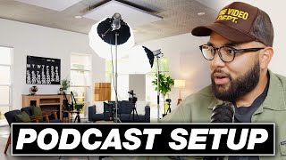 My Simple Podcast Studio Setup 🔥 HighQuality Video amp Audio [upl. by Enra945]