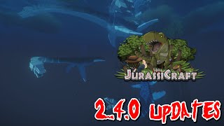 Elasmosaurus  Minecraft Mod Showcase JurassiCraft v240 Update [upl. by Tenner]