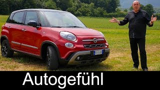 Fiat 500L Cross FULL REVIEW MPV Facelift new 500 L neu 2018  Autogefühl [upl. by London]