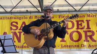 Valzer del Ruttino Federico Berti Live in Santarcangelo Guitar amp Harmonica Italian folk music [upl. by Enrica]