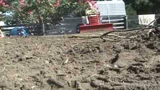 B100 Wheel Horse Playing in the Dirt  Grader Blade [upl. by Eberhard]