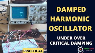 Under Critical and Over Damping Conditions physicspractical  Mausam Science [upl. by Adham]