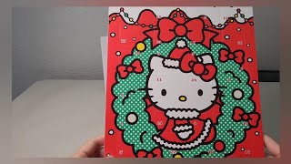 Hello Kitty Chocolate Advent Calendar Run to five below adventcalendar hellokitty sanrii [upl. by Wachter392]