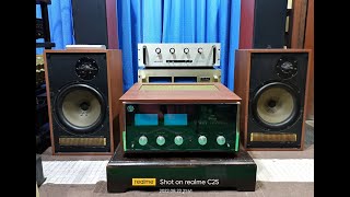 lungyimLUXKIT A3400 Tube Pre amplifier  McIntosh MC2105 Power Amplifier  Dynaco A25 Speaker 8 [upl. by Gehman]