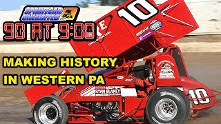 SprintCarUnlimited 90 at 9 for Tuesday June 4th Western PA Speedweek is building for success [upl. by Winser]