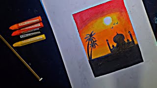 CREATE Art with Colorful Oil Pastel Drawing IdeasFirst time use pastel colorsart oilpasteldrawing [upl. by Angelica671]