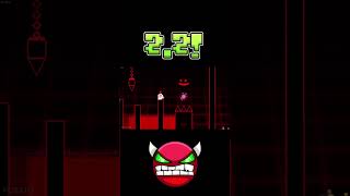 The Challenge IMPOSSIBLE Geometry Dash 22 shorts deluxe12 [upl. by Chace]