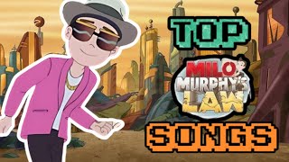 Top 10 Milo Murphys Law Songs [upl. by Pallua333]