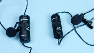 BOYA BY M1 Pro Lapel Microphone vs M1 Standard  Comparison Review [upl. by Rovaert]