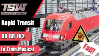 Train Sim worldGameplay DB BR 182 PS4 FR [upl. by Aiksa517]