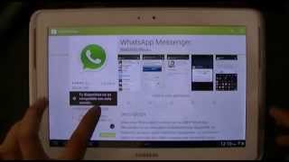 Como instalar Whatsapp en tablet facil y rapido App oficial [upl. by Richard792]