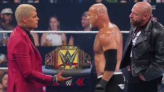 WWE 4 November 2024 Goldberg Returns amp Challenges Cody Rhodes For His Last Match Highlights Review [upl. by Tamqrah]