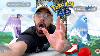 TENTEI USAR O ✨SHINYRATE✨ DO EVENTO NO ARTICUNO DE GALAR 😱 pokemongo [upl. by Anerul279]