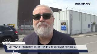 20231227 FIRENZE  NEL 2023 RECORD DI VIAGGIATORI PER AEROPORTO PERETOLA [upl. by Kingdon]