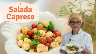 Salada Caprese – Deliciosa e refrescante [upl. by Aibos]