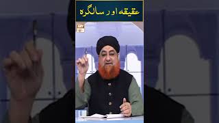 Aqeeqah Aur Salgirah Ek Sath Karna Kaisa Hai  muftiakmal ARYQtv islamicreel [upl. by Shanney]