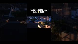 10k watt bulb light bulb science viralvideo viralshort [upl. by Glinys190]