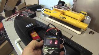 How to Program marine hobbywing 180a esc [upl. by Llerraj]