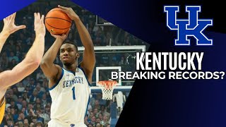 Kentucky Offense Sets A Record Most Games In A Row To Start A Season With 10 Threes [upl. by Akinoj]