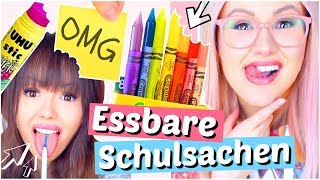 Schulsachen zum Essen 😱 5 Minuten DIYs  ViktoriaSarina [upl. by Lambrecht897]