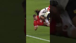 Nayacalevu MASSIVE TACKLE vs Wales [upl. by Yate]