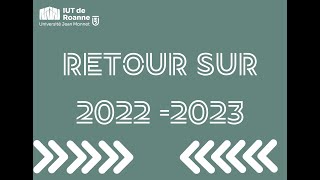 RETROSPECTIVE 202223 [upl. by Mandelbaum]