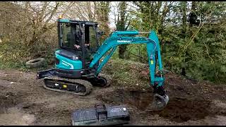 JBH Ltd Sunward SWE25UF Excavator in action [upl. by Orville464]