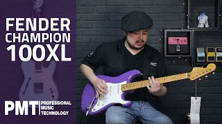 Fender Champion 100XL Combo Guitar Amplifier  Demo amp Best Sounds [upl. by Farly628]