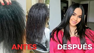 ¿CÓMO RECUPERÉ MI CABELLO DESPUES DE ALISADOS CASEROS Y DE MALA CALIDADFOTOS  BITÁCORA FEMENINA [upl. by Siekram]