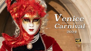 Venice Carnival 2024 🎭 Carnaval De Venise [upl. by Oijres660]