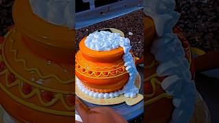 Janmashtami cake design shortsviral shorts viralvideo viralshort ytshorts trendingshorts 😄😄🫶❤️ [upl. by Hgielrahc647]