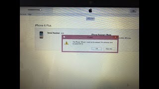 iphone 6 plus Error 4013 Fix Instant all ios [upl. by Lombardi]