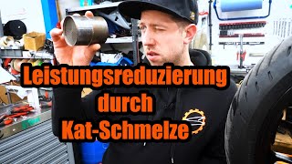 Leistungsreduzierung durch KatSchmelze  Yamaha MT09 [upl. by Danella]