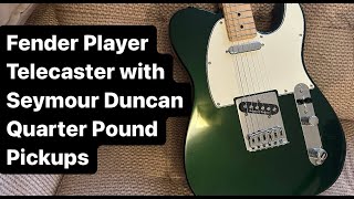 Unboxing the Limited Edition British Racing Green Fender Player Telecaster w Seymour Duncan Pickups [upl. by Funch344]