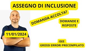 Assegno di inclusione accolta [upl. by Ynaffital705]