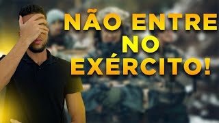 SE VOCÊ SE ALISTAR NÃO VAI TERMINAR O ENSINO MÉDIO EXÉRCITO BRASILEIRO [upl. by Lrig]