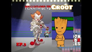 Groot vs Pennywise Cartoon beatbox battles créditos a verbalase [upl. by Wivina]