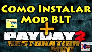 Como instalar Mods BLT  Restoration HUD PAYDAY 2 [upl. by Zachary339]