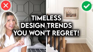 8 INTERIOR DESIGN TRENDS YOU WON’T REGRET IN 5 YEARS [upl. by Laney]