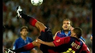 Rivaldo Hattrick vs Valencia ● هاتريك ريفالدو ضد فالنسيا ● 2001 [upl. by Neevan]